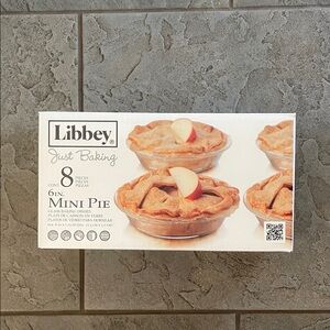 Libbey Just Baking Glass Mini Pie Dishes